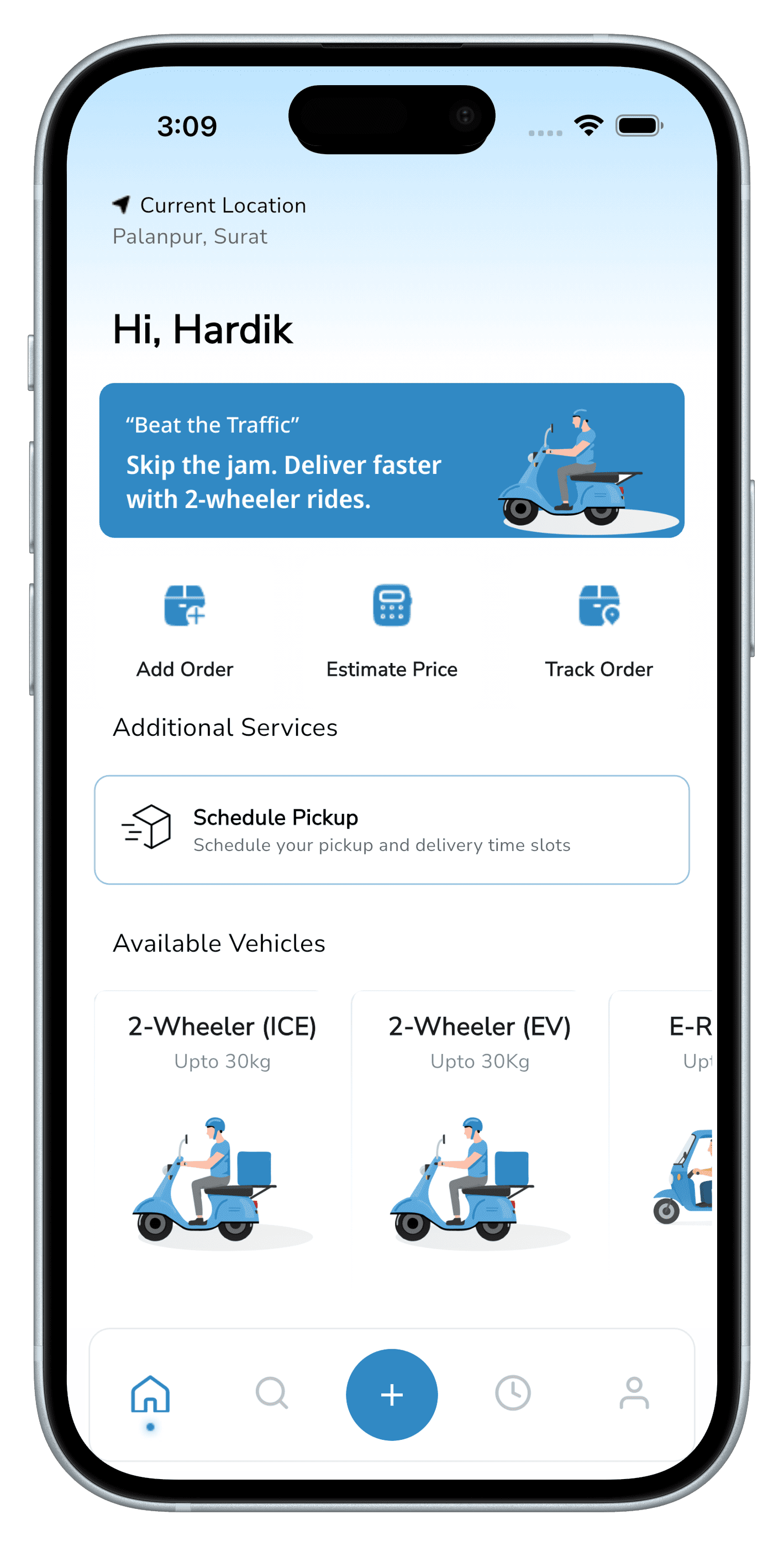 Bhaada — Cargo Logistics Platform — 01 — Customer App