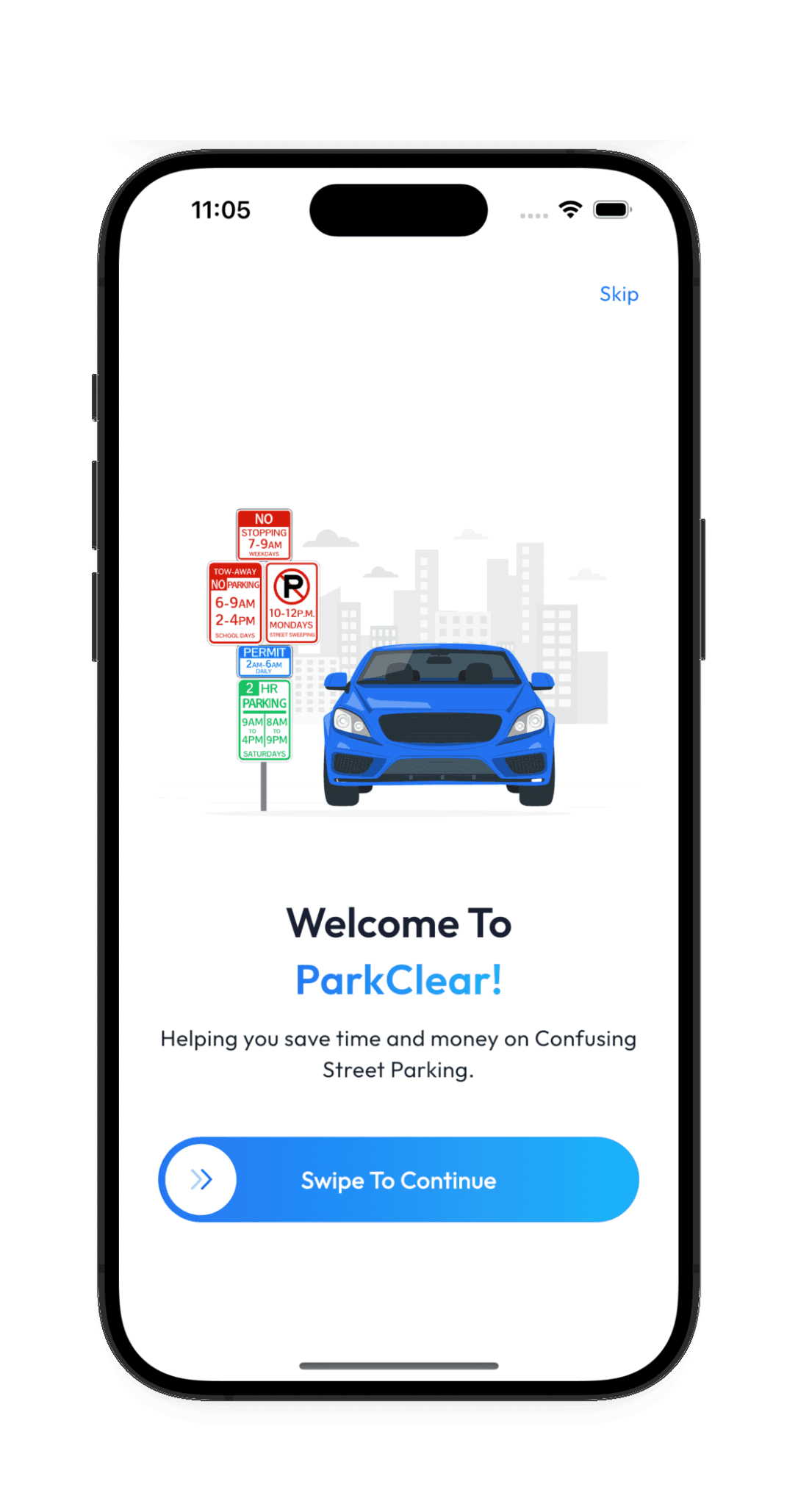 Park Clear — Sign Scanner