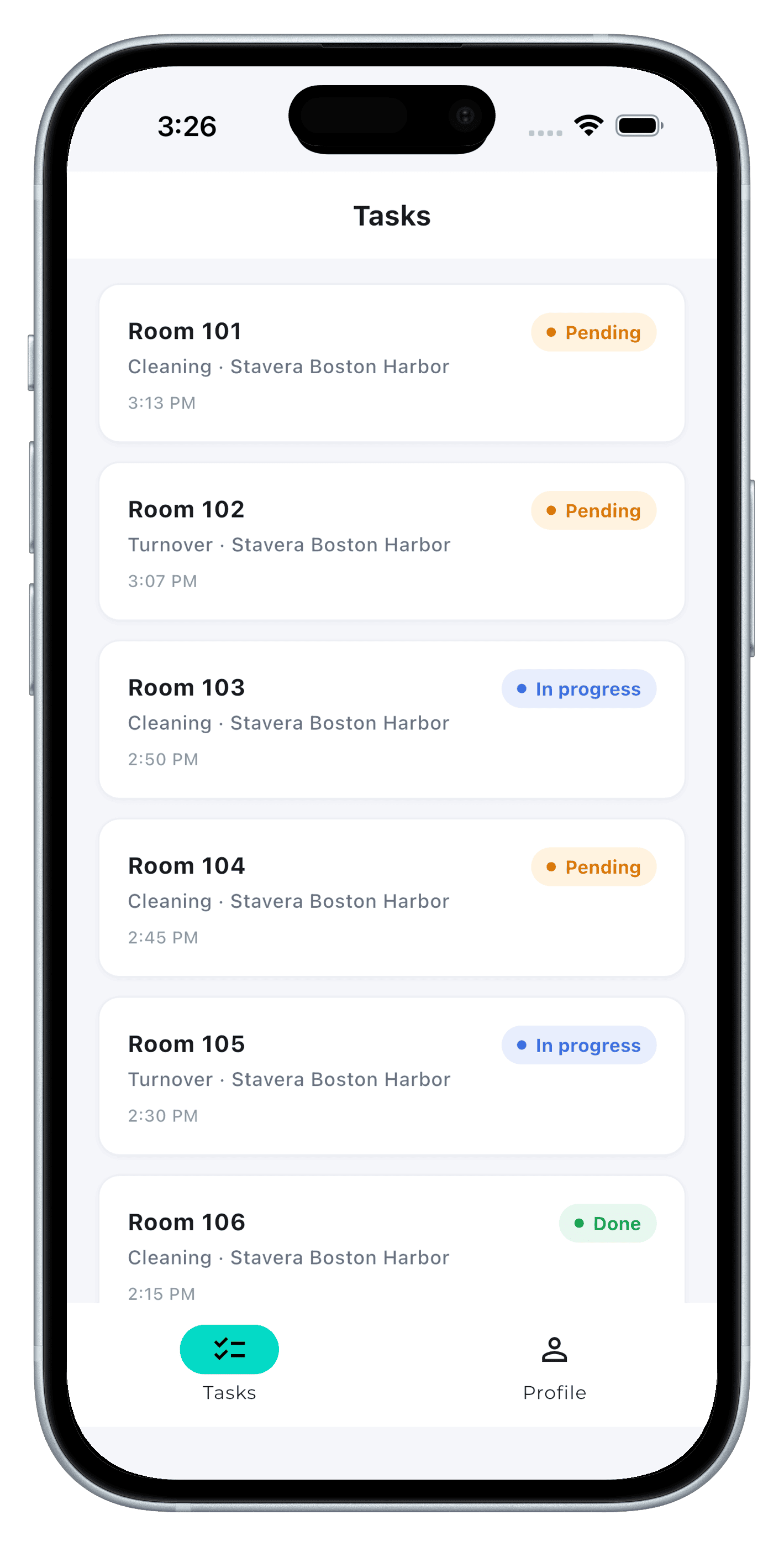 Stavera — 04 — Staff App