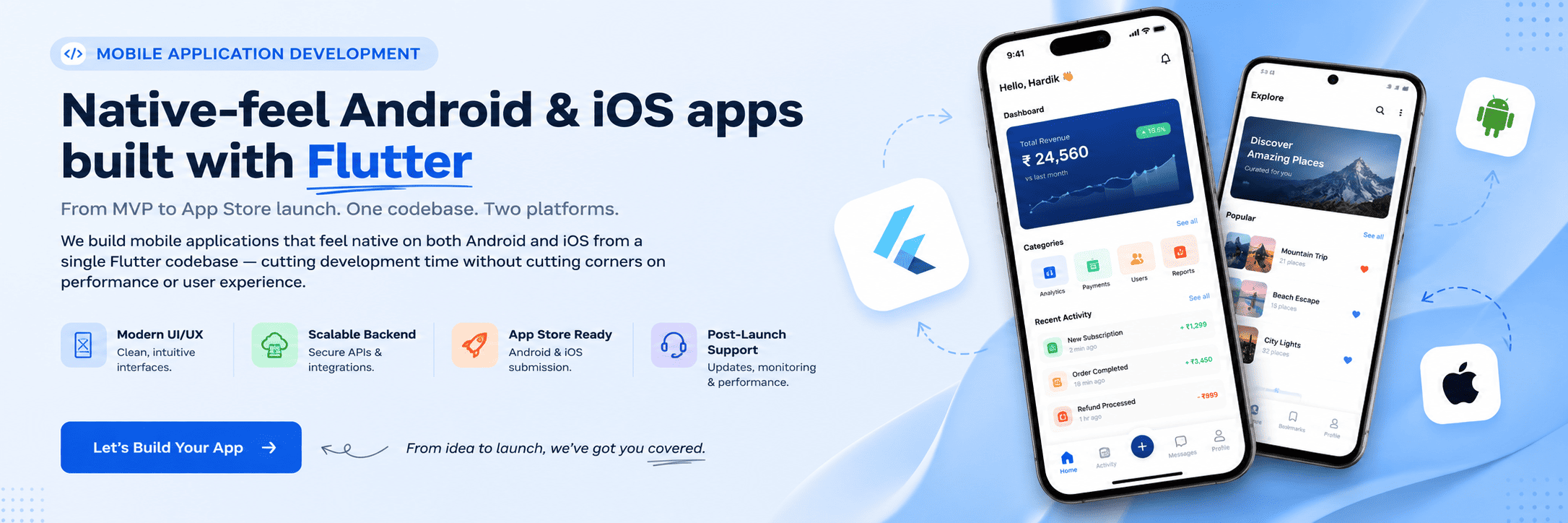 Mobile Application Development banner