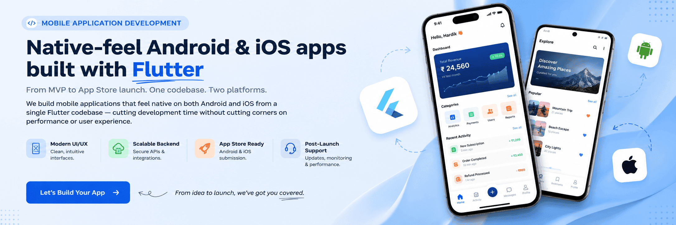 Mobile Application Development banner