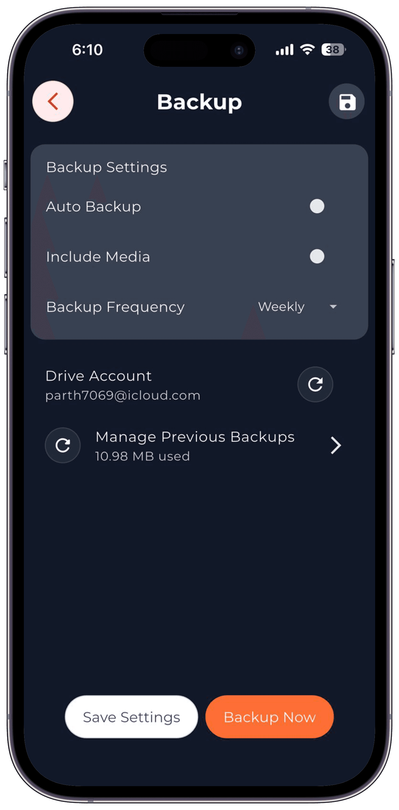 Penso Notes — 04 — Google Drive Backup