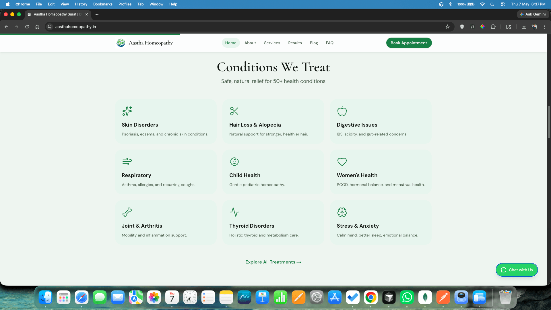 Aastha Homeopathy Clinic — Doctor Profile & Treatments