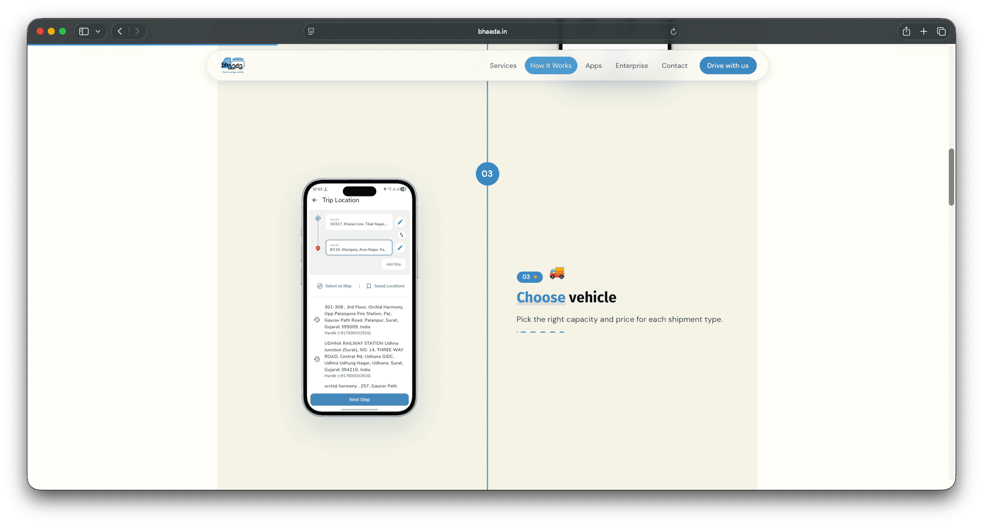 Bhaada — Marketing Website