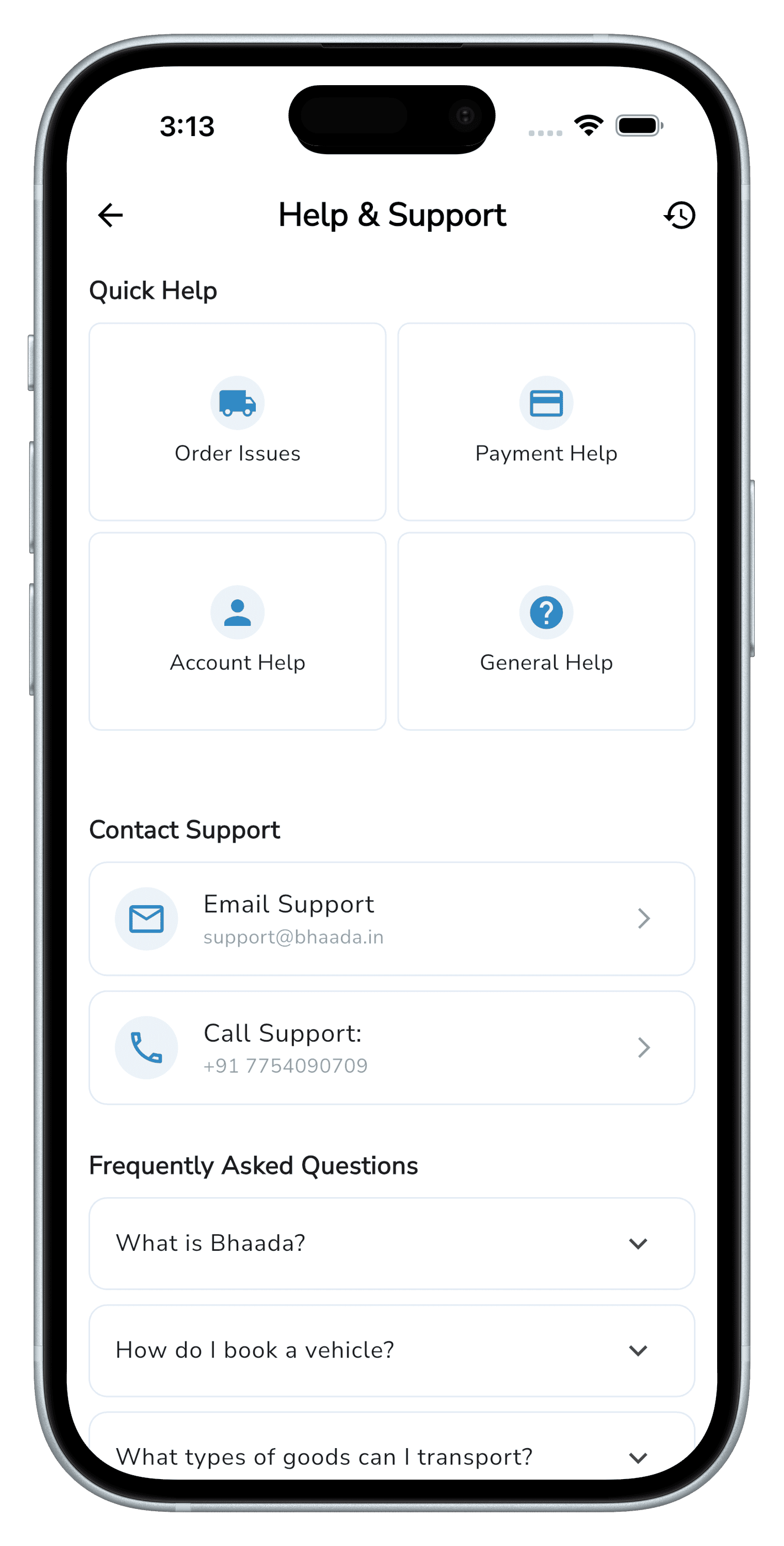 Bhaada — Move Cargo Easily