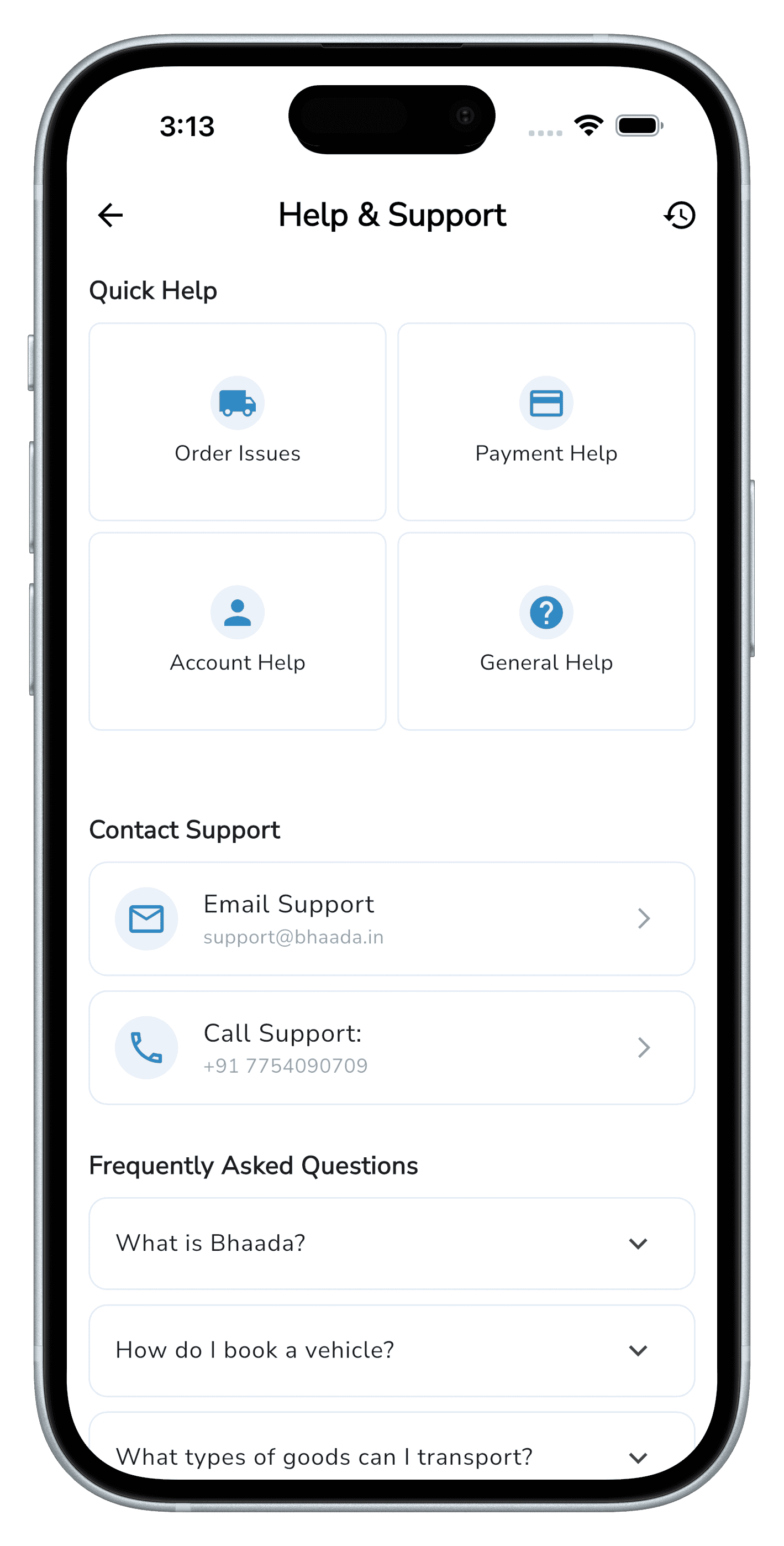 Bhaada — Move Cargo Easily