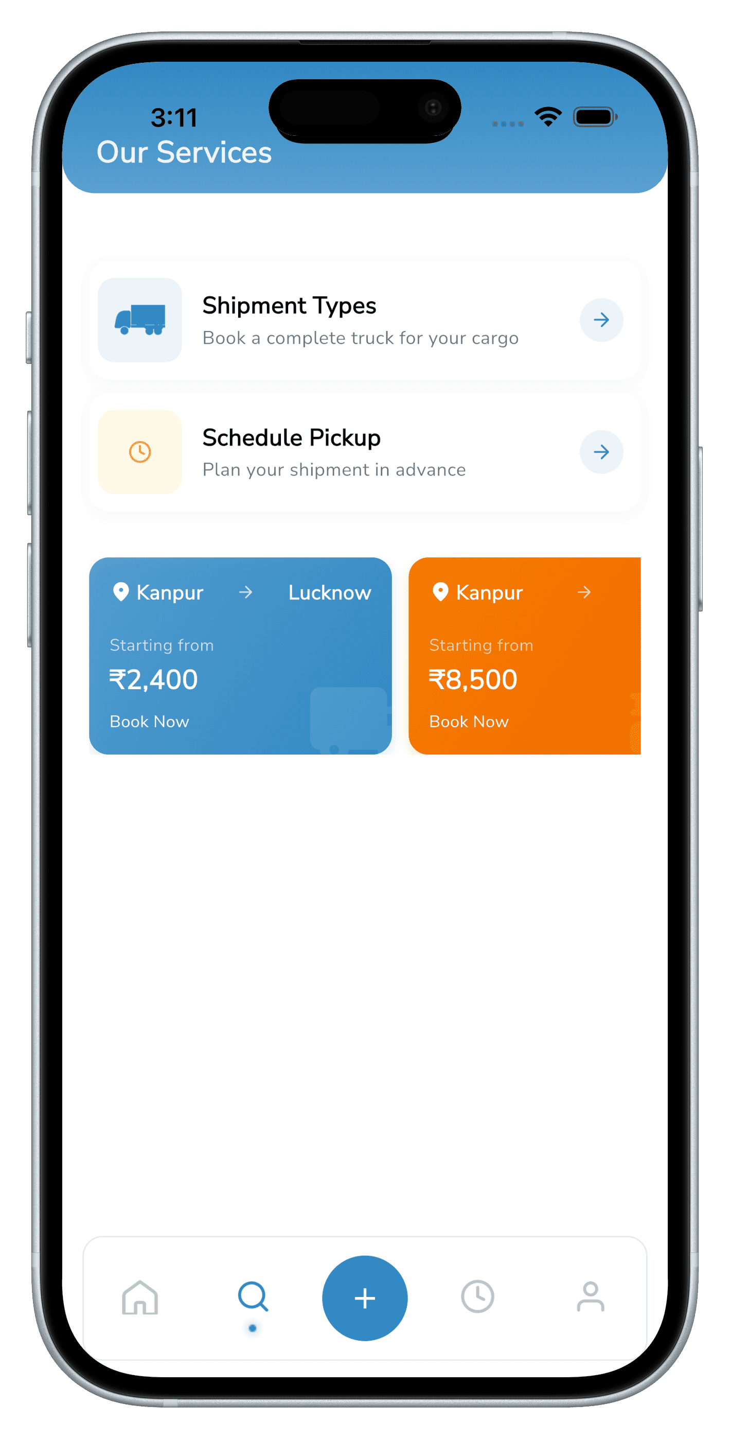 Bhaada — Move Cargo Easily