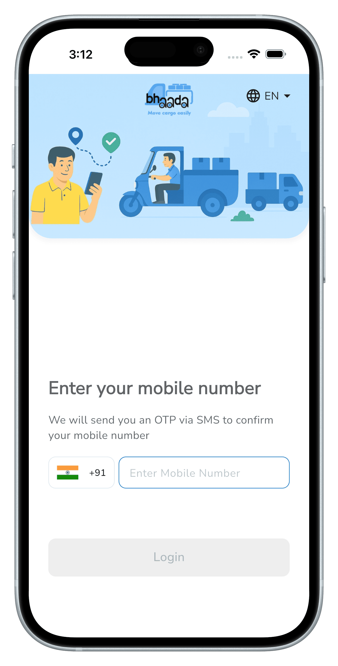 Bhaada — Move Cargo Easily
