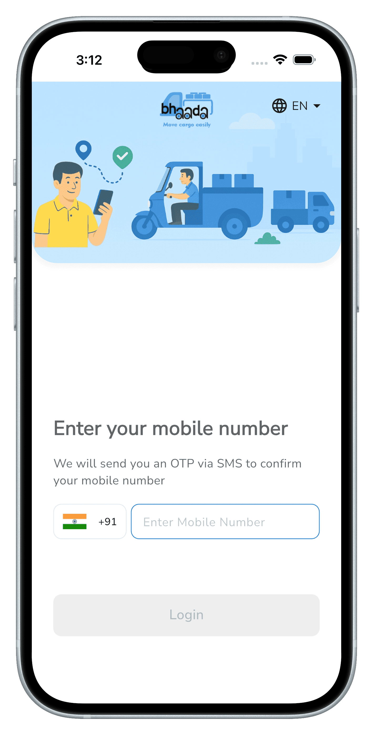 Bhaada — Move Cargo Easily