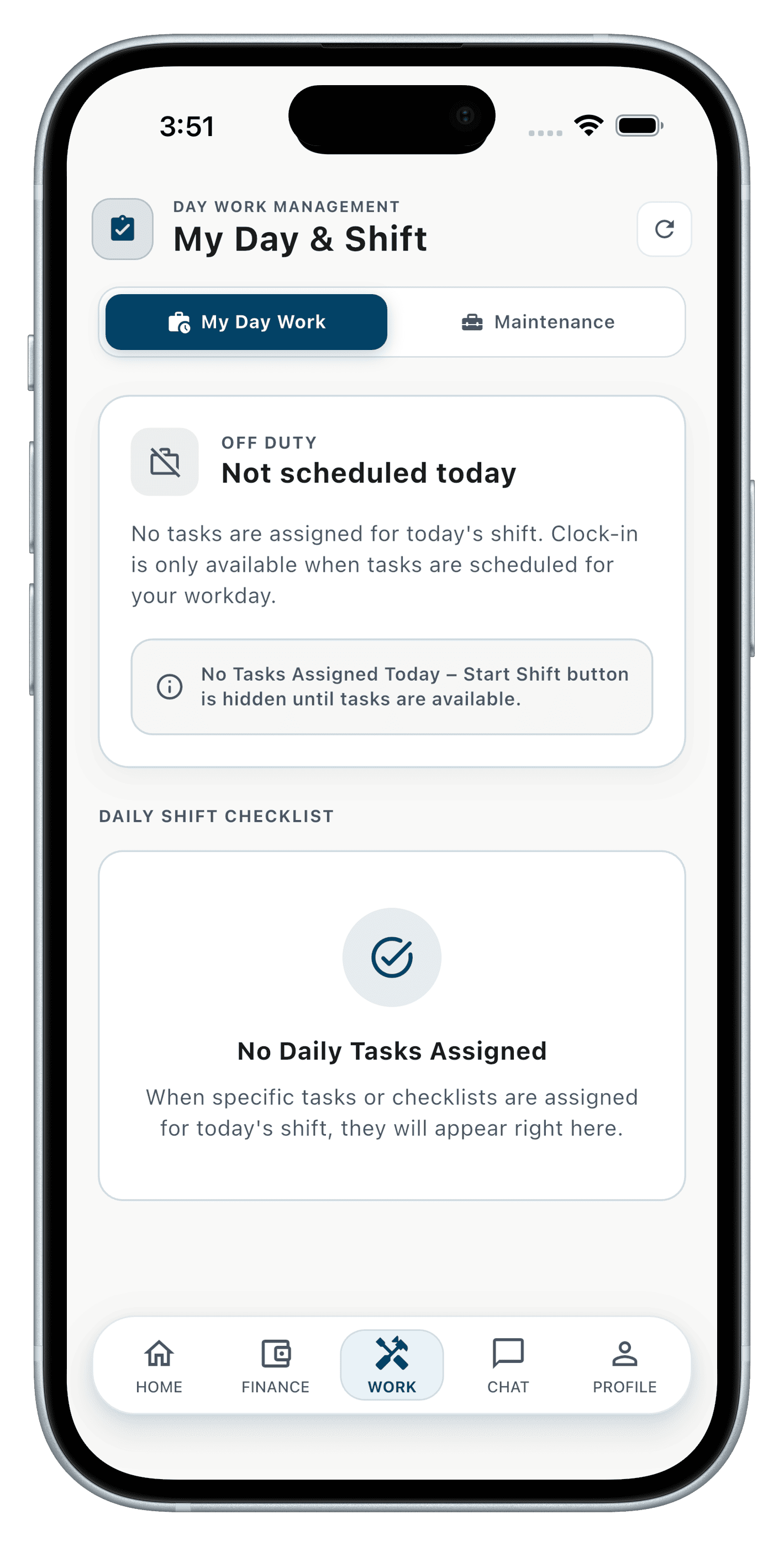 RentEra Staff — 01 — Work Sessions & Geofencing