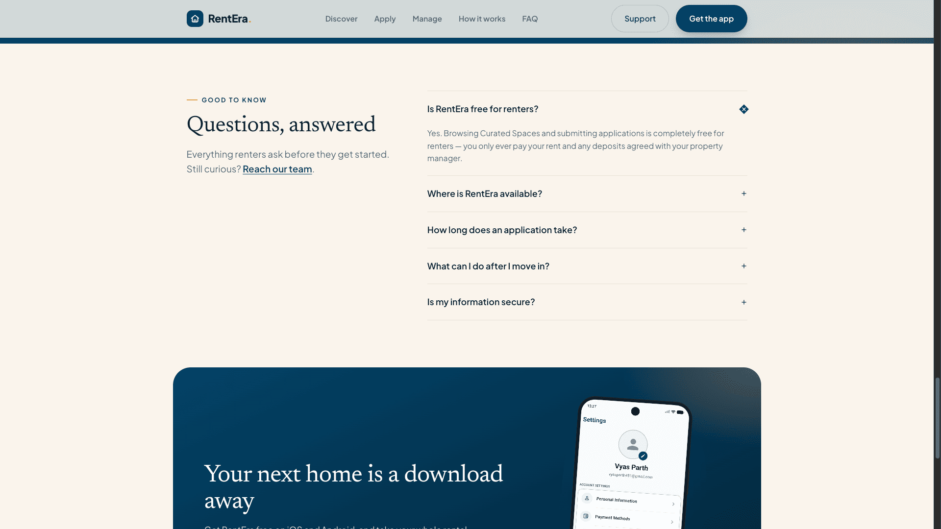 RentEra — Marketing Website