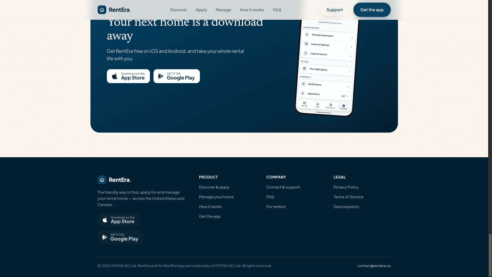 RentEra — Marketing Website