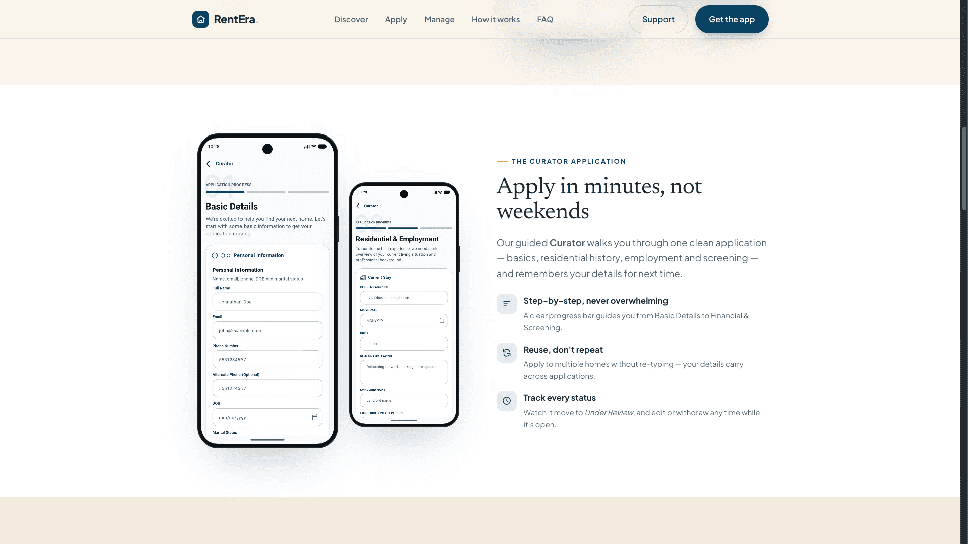RentEra — Marketing Website