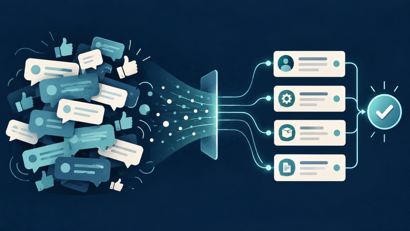 Chaotic chat-based approvals turning into a structured approval workflow